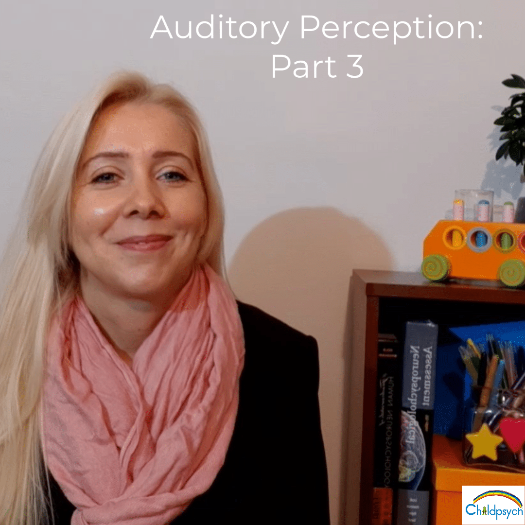 Educational psychologist Anel Annandale discusses the final three aspects of auditory perception